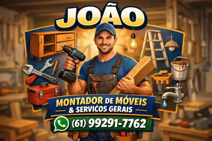 Montador de móveis e serviços gerais
