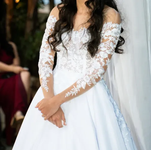 Vestido de Noiva - P - Retirada pela compradora 