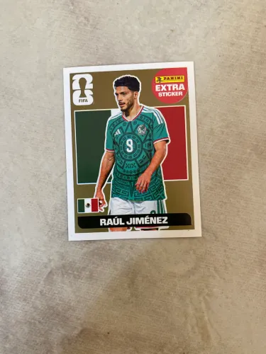 Figurinha da copa de 2026 do Raúl Jiménez Legend de ouro