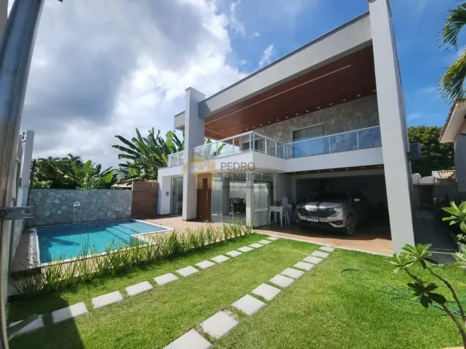 Casa em Condomínio para Venda em Camaçari, Busca Vida (Abrantes), 4 dormitórios, 4 suítes,