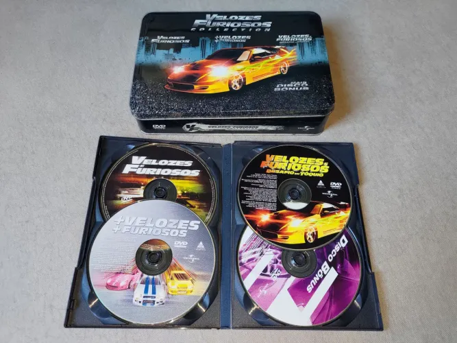 Dvd box edição de colecionador Velozes e Furiosos