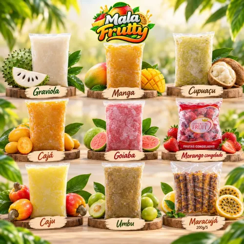 POLPAS DE FRUTAS 1 KG MALA FRUTTY | SALVADOR