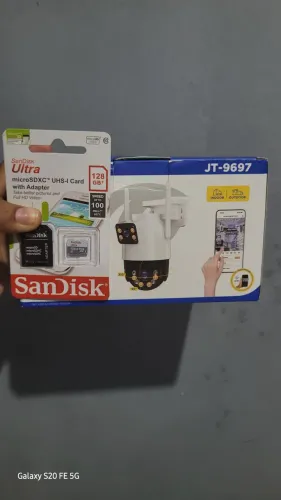 Câmera + 128GB Cartão De Memória