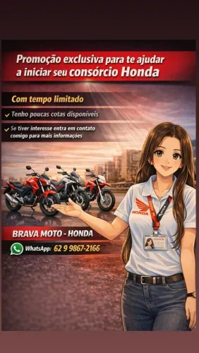 Amanda consultora de vendas Honda