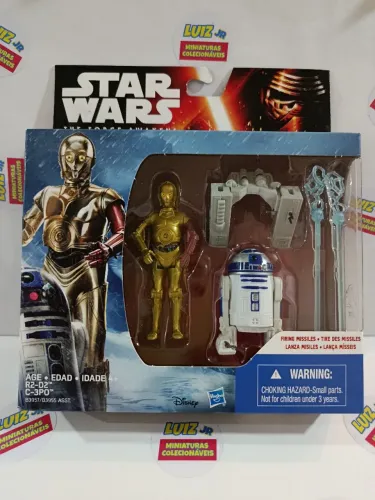 Star Wars - caixa com 2 miniaturas + acessórios