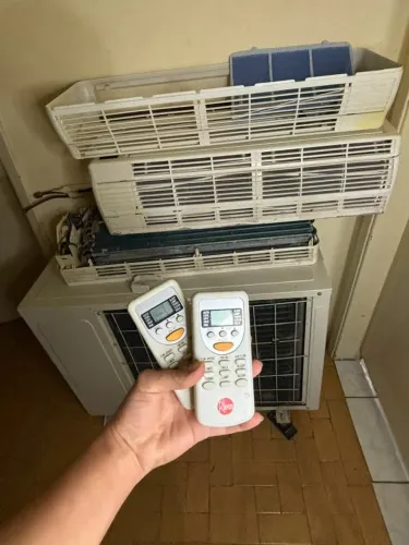 Vendo Ar-Condicionado Rheem: 2 Evaporadoras + 1 condensadora 220v Bi-Split 12.000 BTU/h