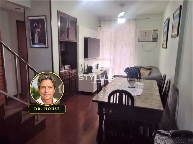 Cobertura Duplex Espaçosa com Terraço e Churrasqueira no Cachambi! M98M