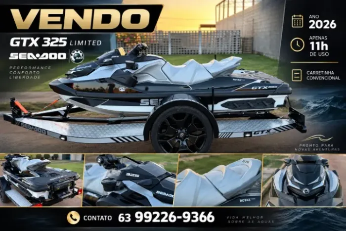 Jet Ski Sea Doo GTX 325 Limited ano 2026