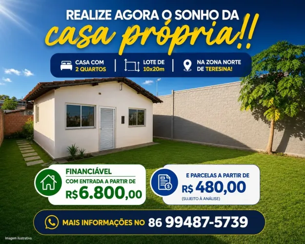 Casa próximo à ponte do Mocambinho