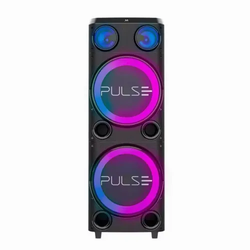 Torre de Som Pulse Double SP508 Bluetooth USB Iluminação LED 2300W