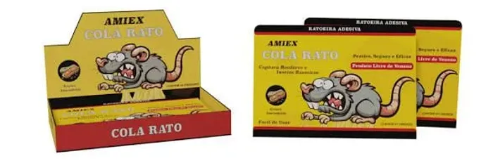 Cola Rato Dupla Ação Atrai Ratos e Insetos Nova a Pronta Entrega