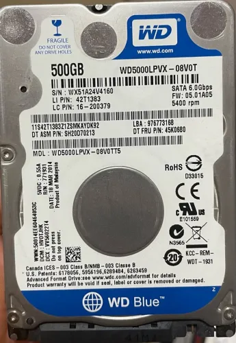 Vende-se HD de 500GB
