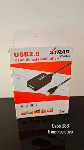 CABO USB 5 METROS ATIVO