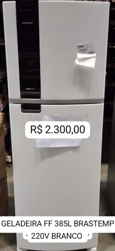 Geladeira NOVA Brastemp Frost Free Duplex 385L Branca BRM46MB