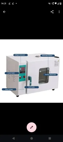 forno elétrico de secagem industrial ou de laboratório com controlador digital