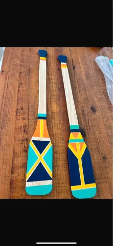 Par de remos para decoraçao