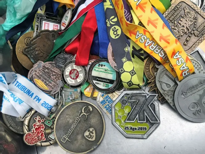 Lote medalhas 40 medalhas