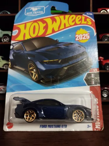 Hotwheels Mustang GTD azul