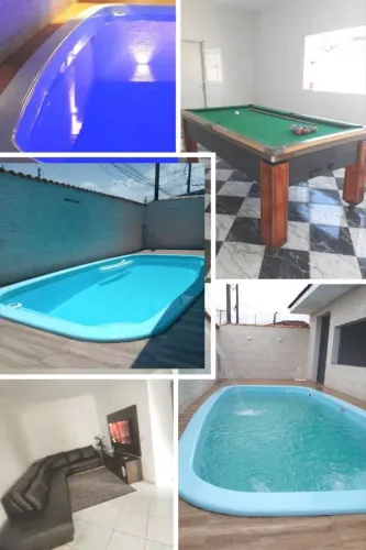 Casa com Piscina em Mongaguá * Disponível Ano Novo *