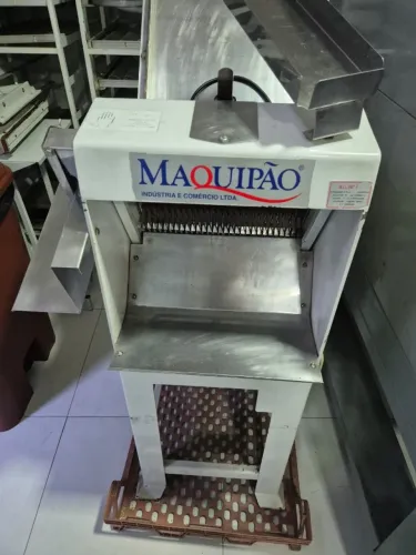 fatiadeira MAQUIPÃO para pão de forma 12 mm com descacador