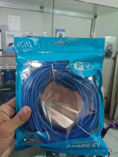 Cabo de Rede CAT5E 15 Metros FY Crimpado