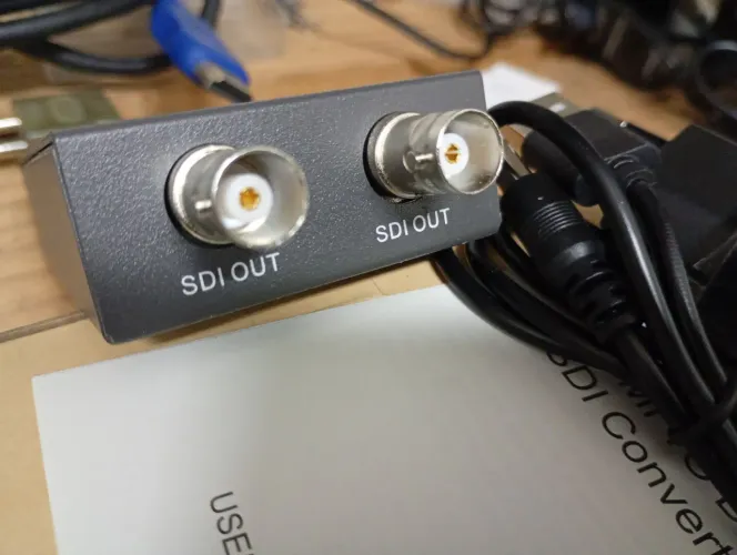 Conversor HDMI para SDI. O conversor das emissoras de Tv.