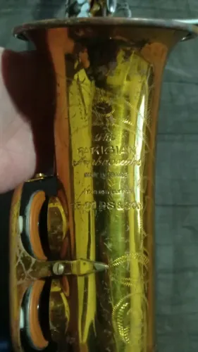 Sax Alto Francês The Parisian Ambassador" - Edição F.E. Olds & Son ((( Raridade )))