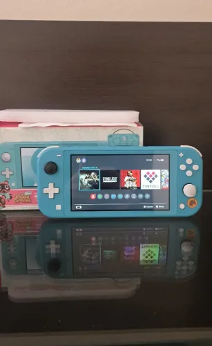 Nintendo switch lite Desbloqueado completo! Edição especial. Faço olx pay!!l