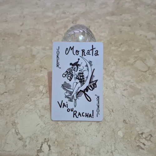 Carta autografada pelo Morata edição especial "Vai ou Racha!"