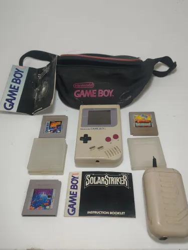 Game Boy com 3 Jogos ( Leia a descrição )
