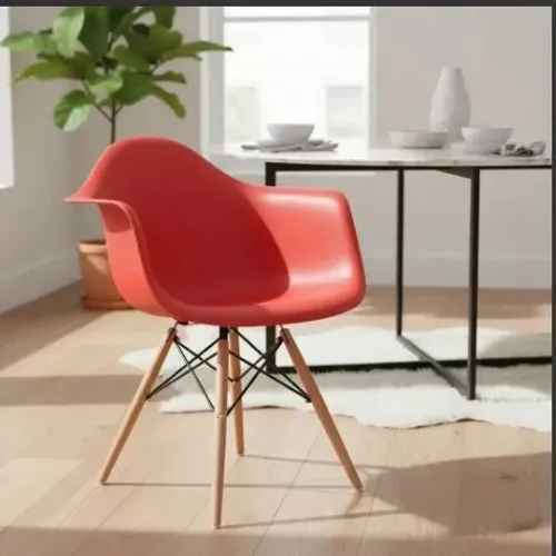 CADEIRA CHARLES EAMES COM BRAÇO