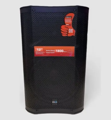 Caixa de som Ativa BLG 12polegadas 1800w nova na caixa