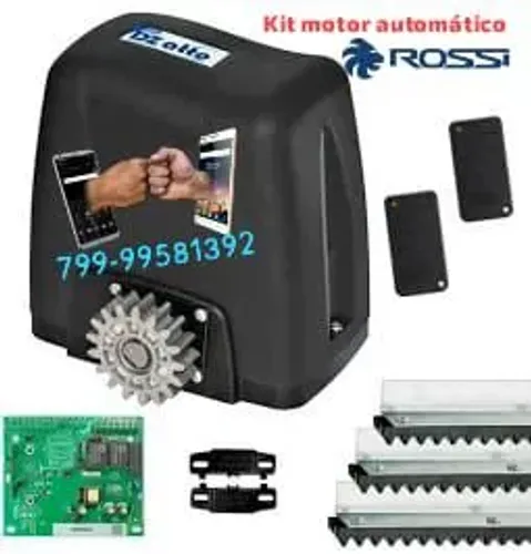 Motor de portão kit automatizador completo....