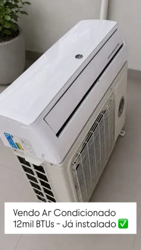 Vendo Ar condicionado 12 mil BTUs 