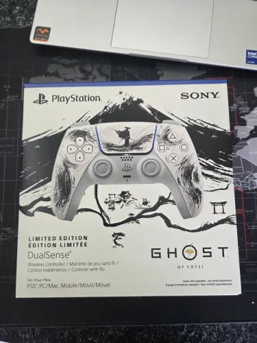Controle DualSense Ghost of Y?tei Black Lacrado PS5