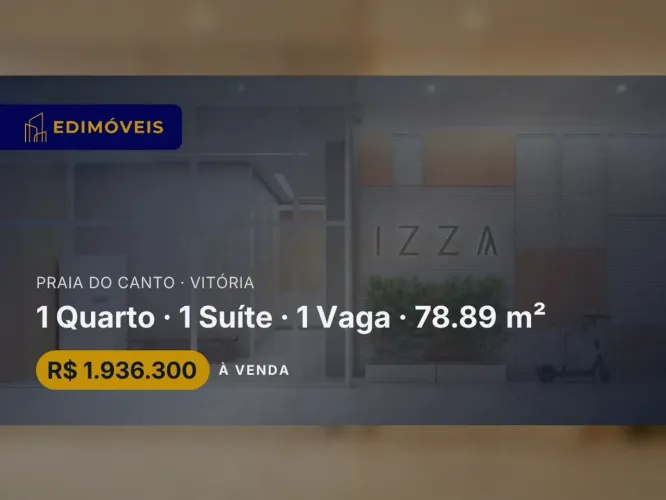 Apartamento 1 quarto na Praia do Canto, ideal para quem busca espaço e conforto!