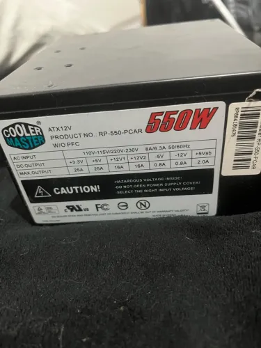 FONTE 550W COOLER MASTER