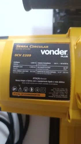 Serra circular vonder