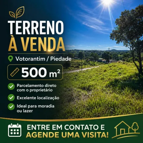 Terreno - 500m²- R$65.000,00