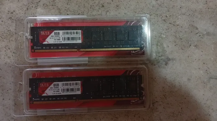 Memórias da RAZER 8gb DDR3 1600MHZ