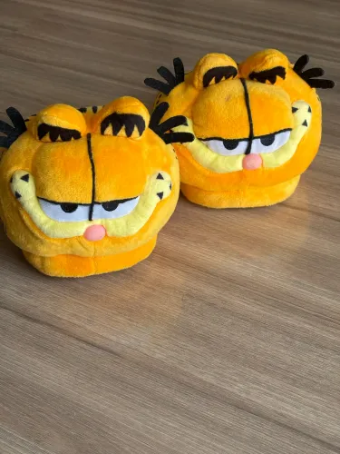 PANTUFA INFANTIL  GARFIELD - CACAU SHOW / TAM P ( n°26 ao 31