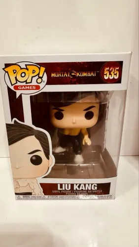 funko pop liu kang mortal kombat games boneco figure