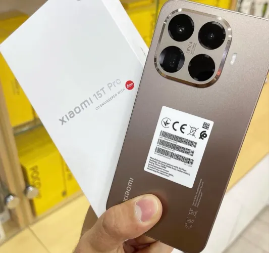 Celular Xiaomi 15T Pro 5G NFC 512GB 12GB RAM Dourado Versão Global Lacrado