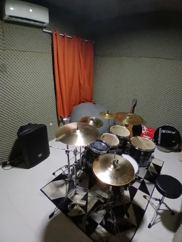 Bateria Acústica Odery Inrock Séries Dark Tiger Bumbo 20