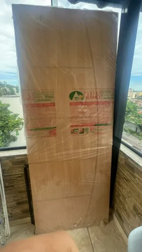 Porta De Madeira Prancheta Tauari F40 Allmad 82cm - 210cm