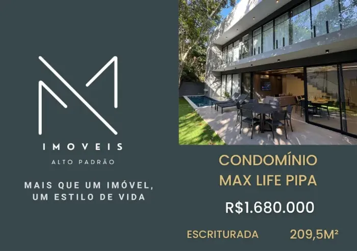 CASA CONDOMÍNIO MAX LIFE PRAIA DA PIPA RN