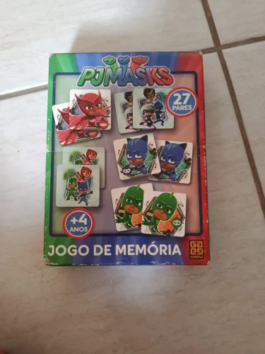 Jogo da Memória PJMasks - Grow
