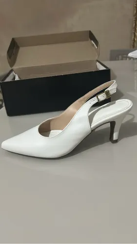 Sapato scarpin n35 branco 