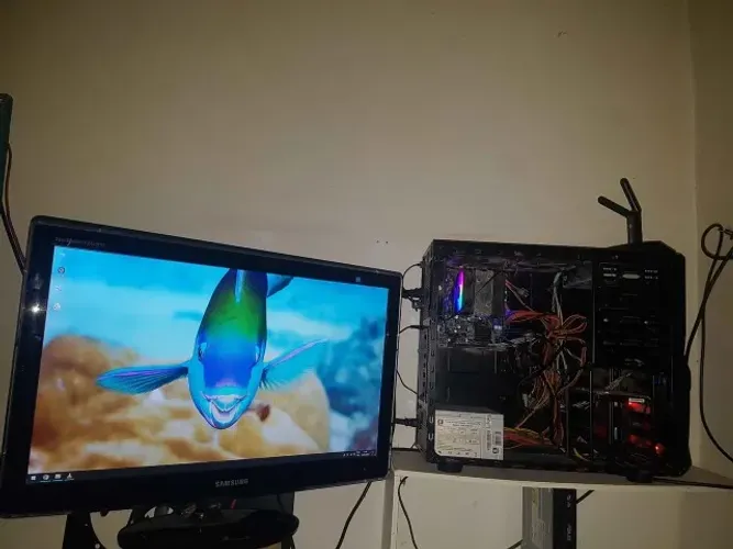 barbada! cpu i5 + tv/monitor full hd + mouse e teclado