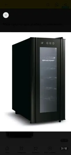 Adega 12 garrafas Brastemp